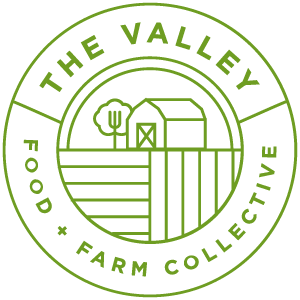 The Valley Food and Farm Collection logo.